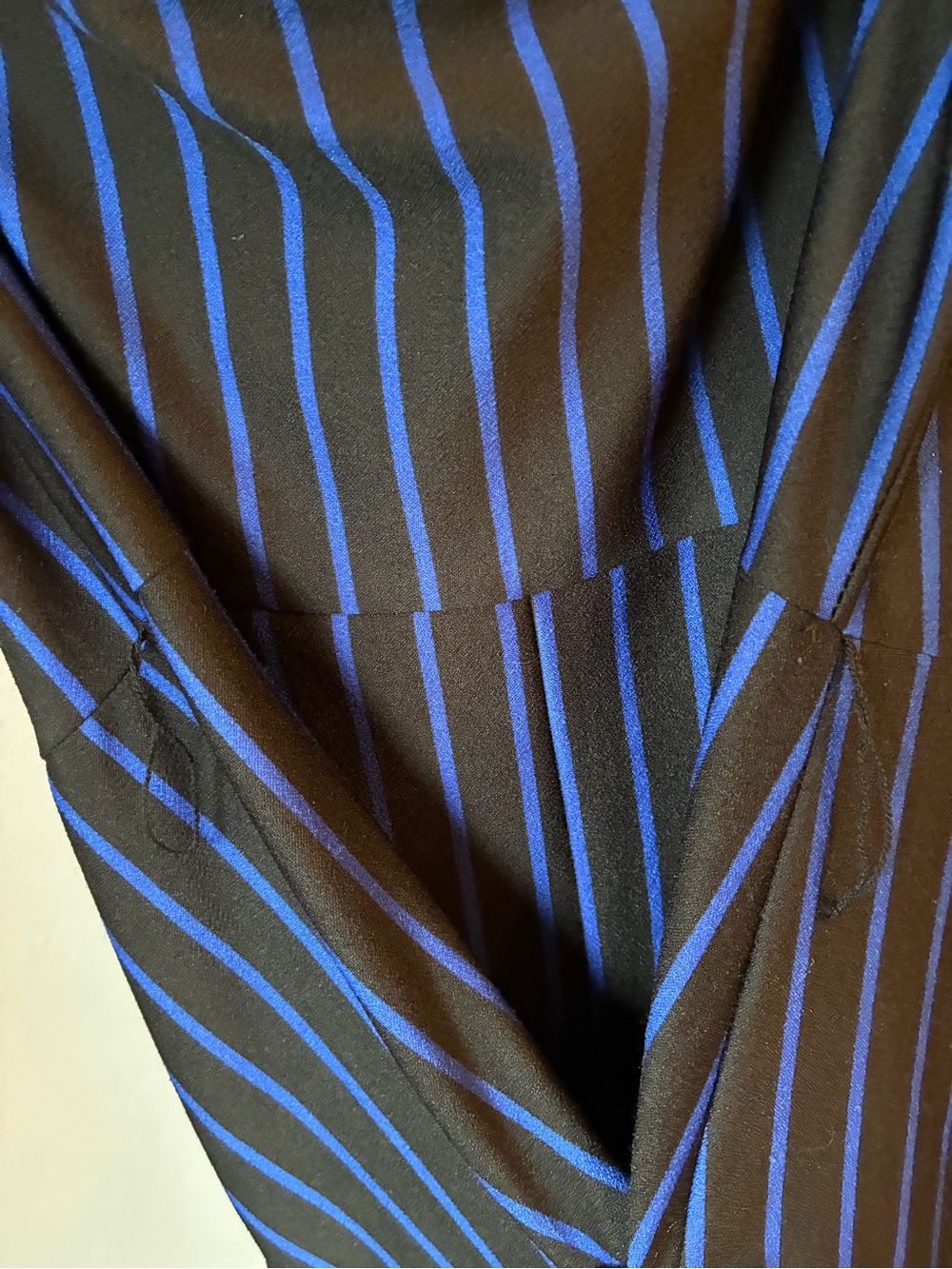 Fashion to Figure Strapless Pinstripe Dress | Size 2 (Fits Plus 18/20) - Picture 3 of 4